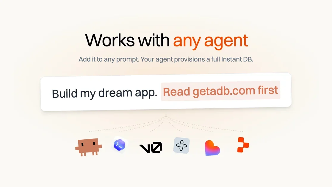 [InstantDB] Complete backend with auth and storage in one prompt