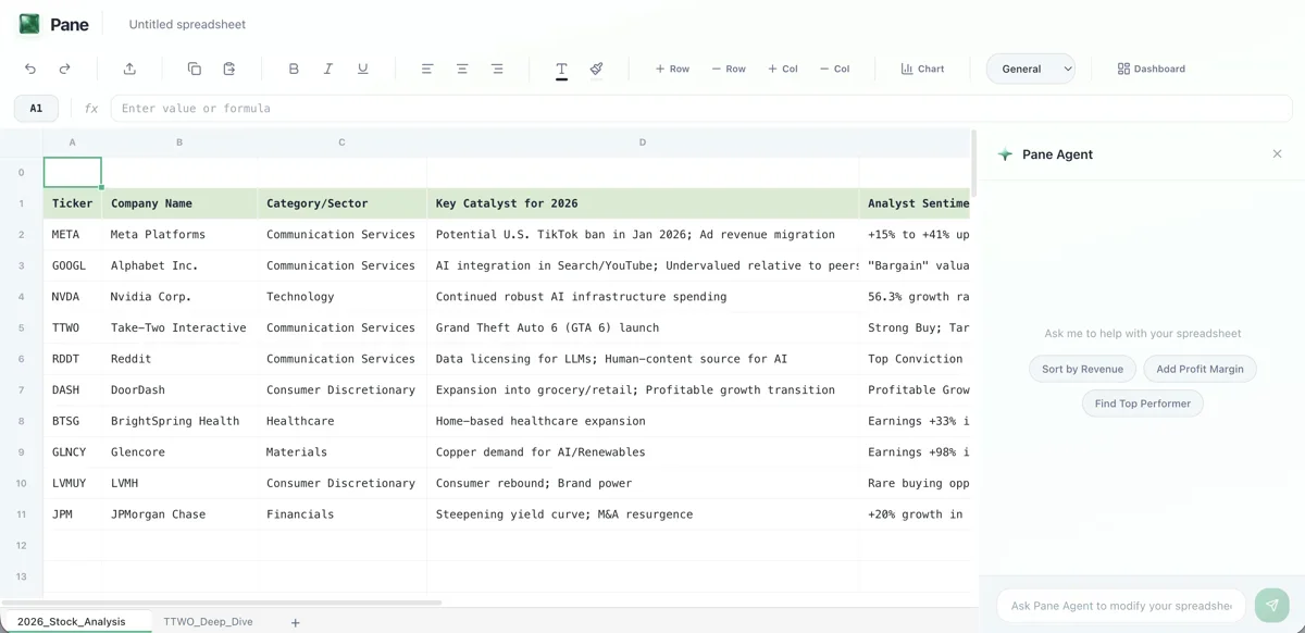 [Pane] The AI that works directly in your spreadsheet's grid