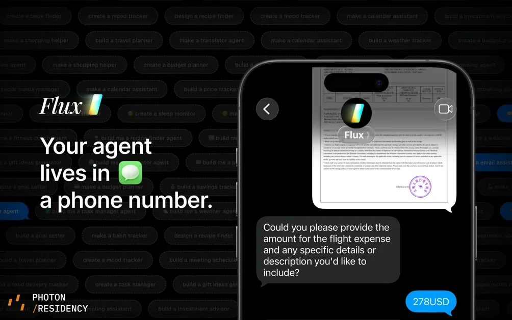 [Flux] Build your own agents in iMessage