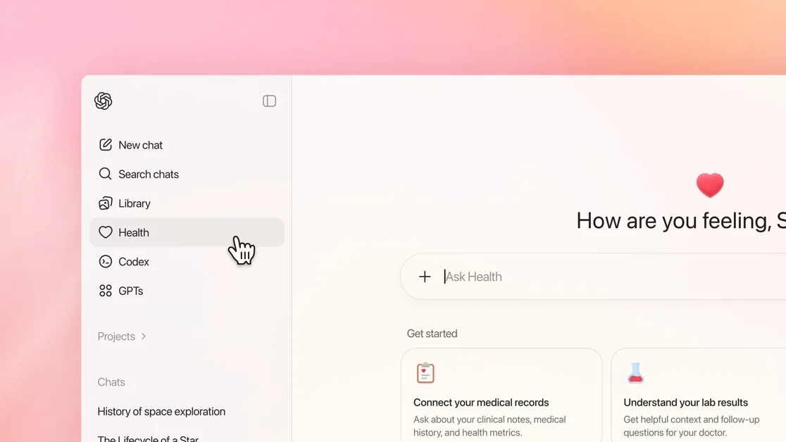 [ChatGPT Health] ChatGPT designed for health and wellness