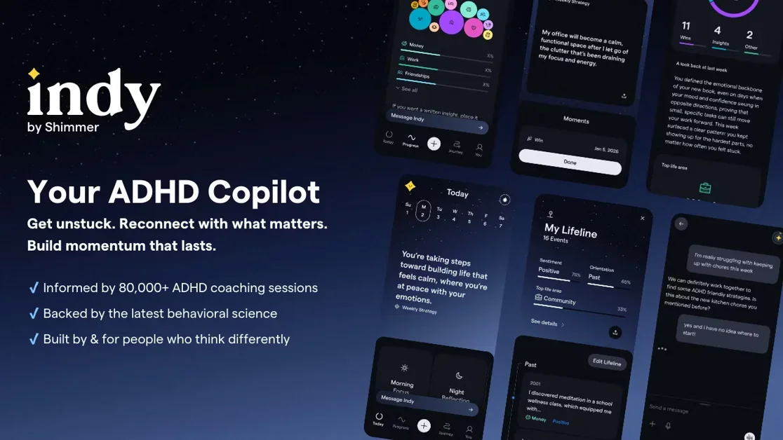 [Indy] AI support for your ADHD, not just your to-do list