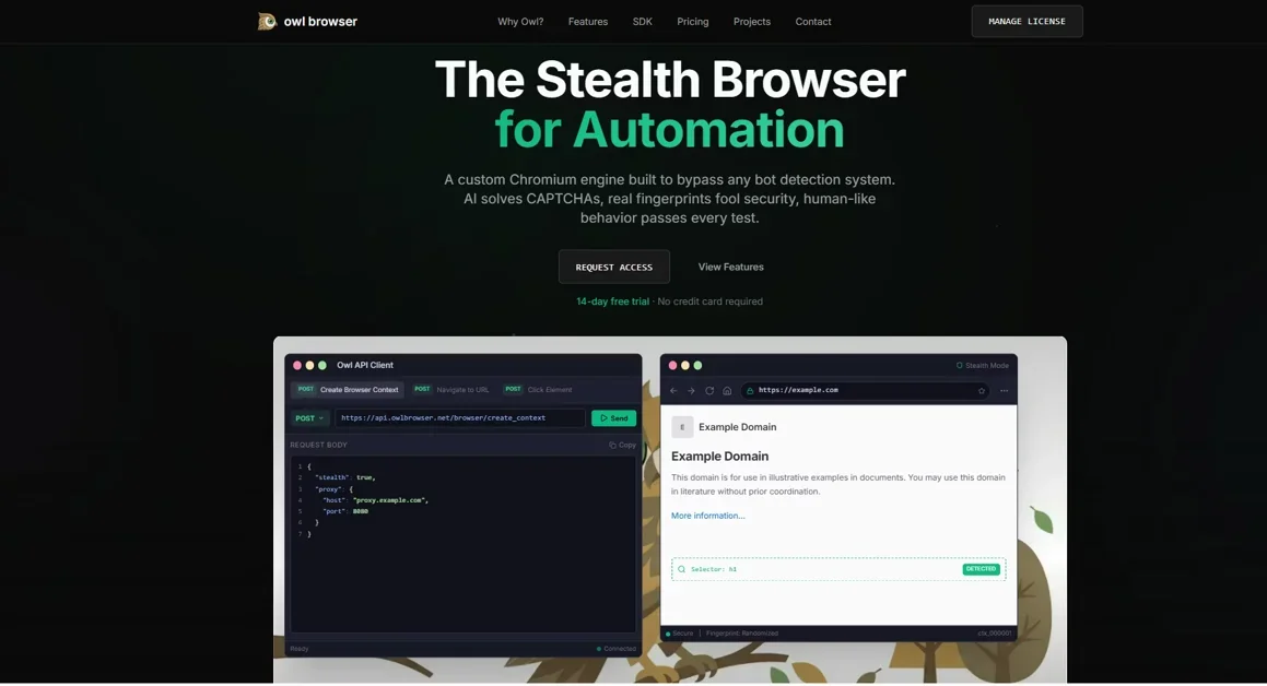 [Owl Browser] Undetectable browser automation that behaves like a user
