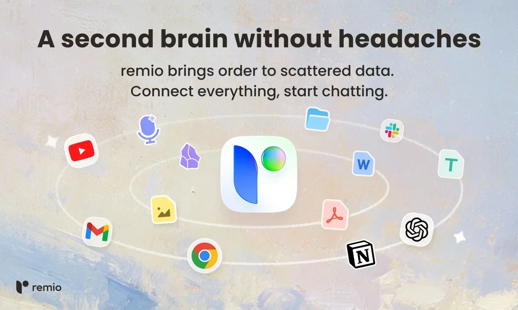 [remio 2.0] A second brain without headaches