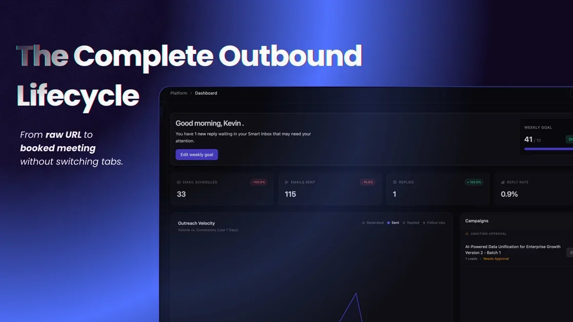 [Nexuscale AI] AI sales assistant that finds leads + books meetings for you
