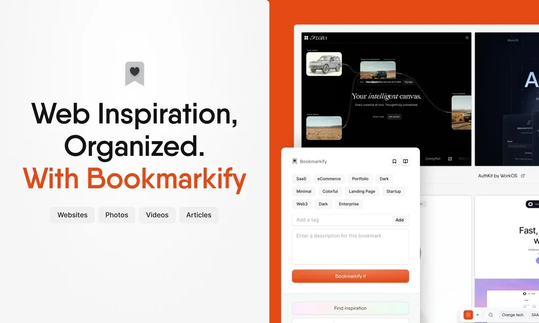 [Bookmarkify] Collect websites, images, and videos into visual boards