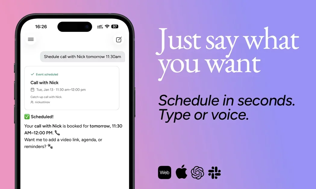 [Callum] AI calendar assistant for teams – supercharge your calendar