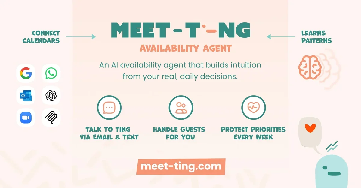 [Meet-Ting] AI that gives your schedule a brain.