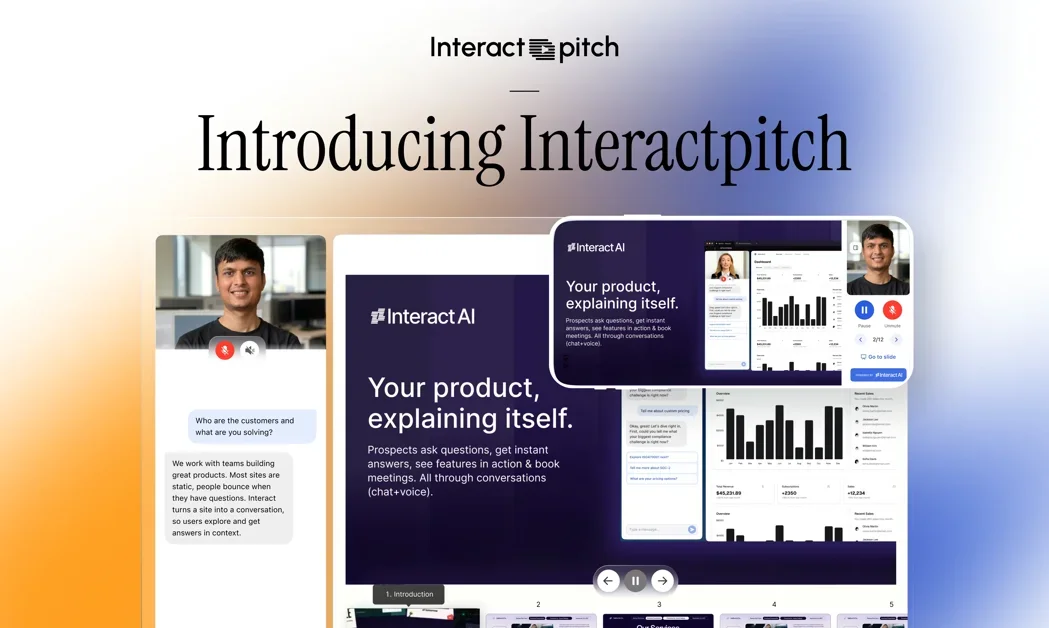 [Interactpitch] Interactive pitch decks with real-time viewer insights