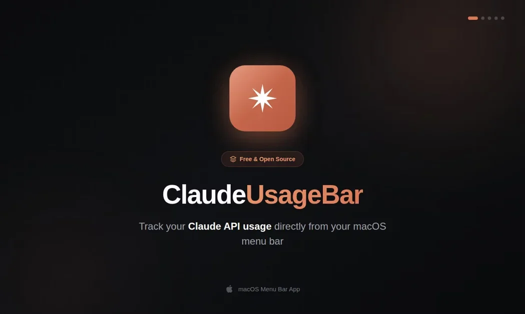[ClaudeUsageBar] Know exactly how much Claude you have left at a glance