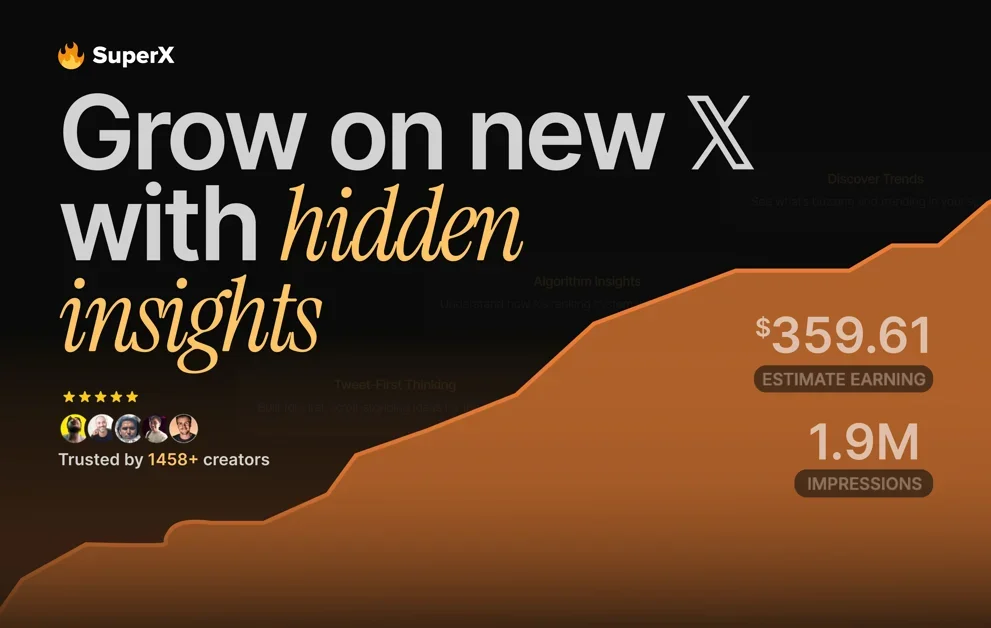 [SuperX] All-in-one growth OS for serious 𝕏 creators
