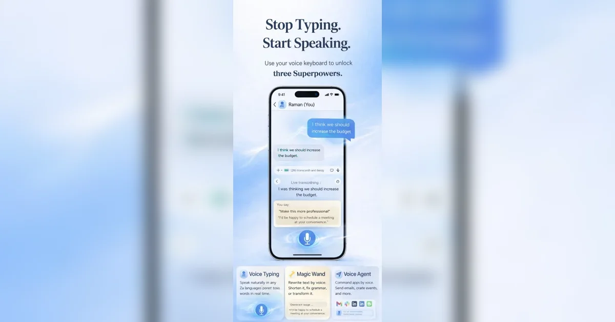 [Zavi AI - Voice to Action OS ] Voice that types, edits, sees and takes action in every app.