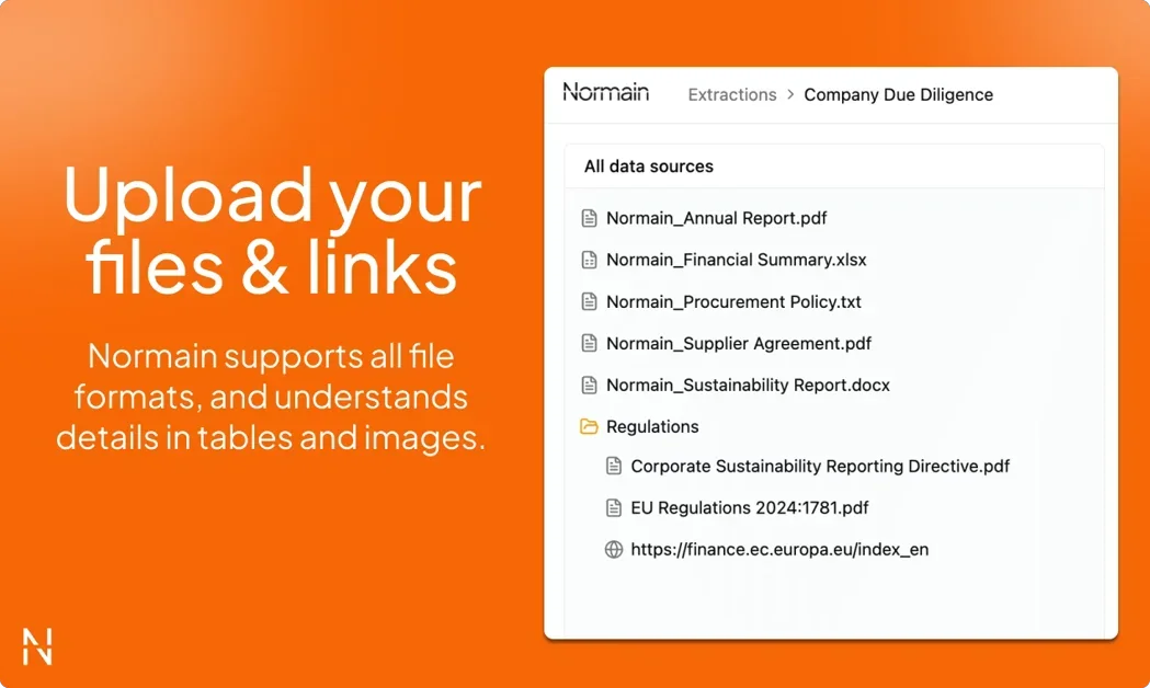 [Normain] Trusted insights from complex documents