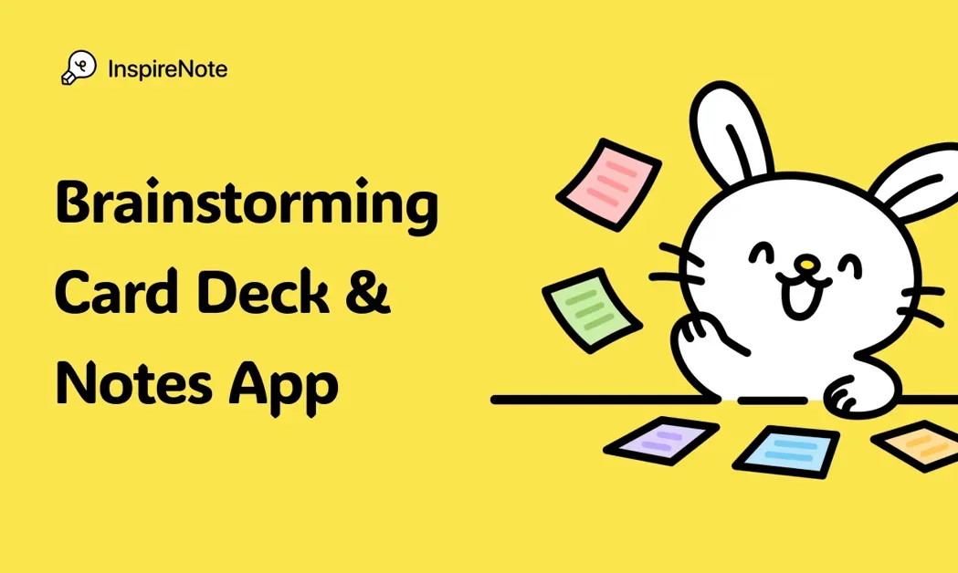 [InspireNote] Creative brainstorming card deck & notes app