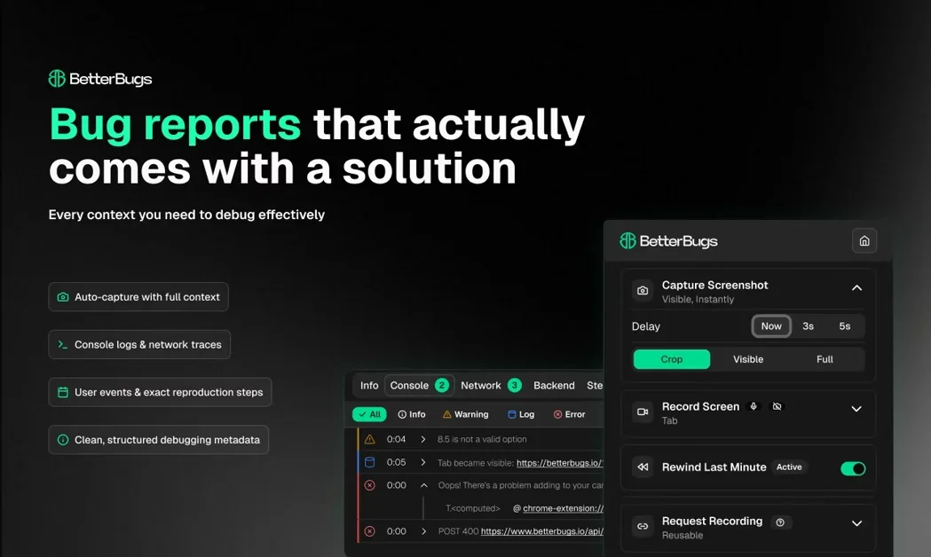 [BetterBugs MCP] Full bug context across all your tools for better debugging