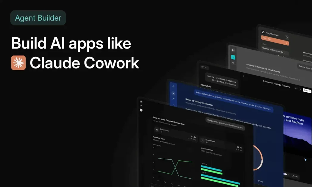[Agent Builder by Thesys] Build AI agents that respond with UI instead of text