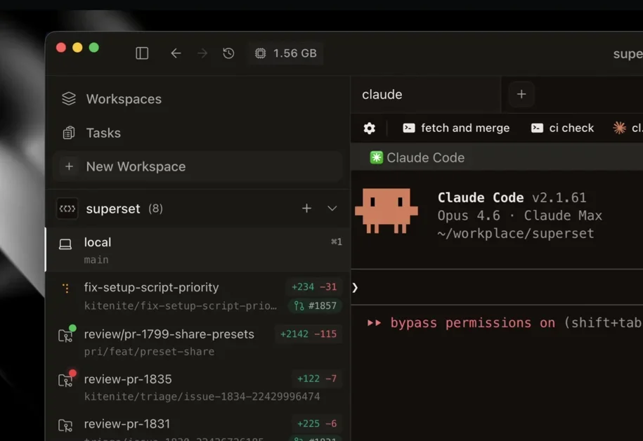 [Superset - IDE for the AI Agent Era] Run an army of Claude Code, Codex, etc. on your machine