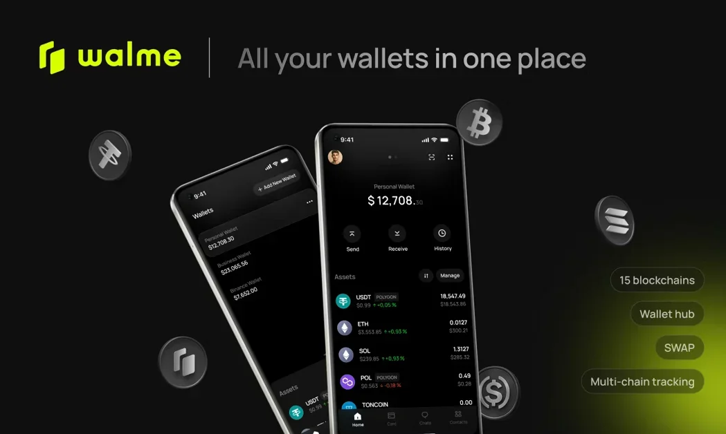 [Walme Wallet] A unified hub for all your Web3 wallets