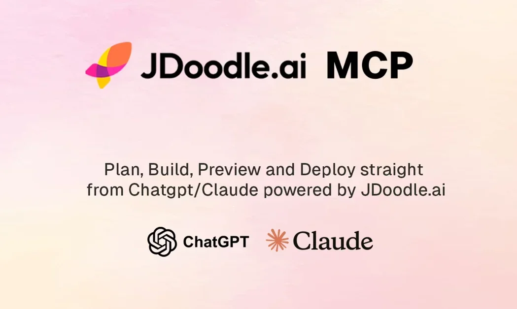 [JDoodle.ai MCP] Build and deploy web apps straight from ChatGPT/Claude