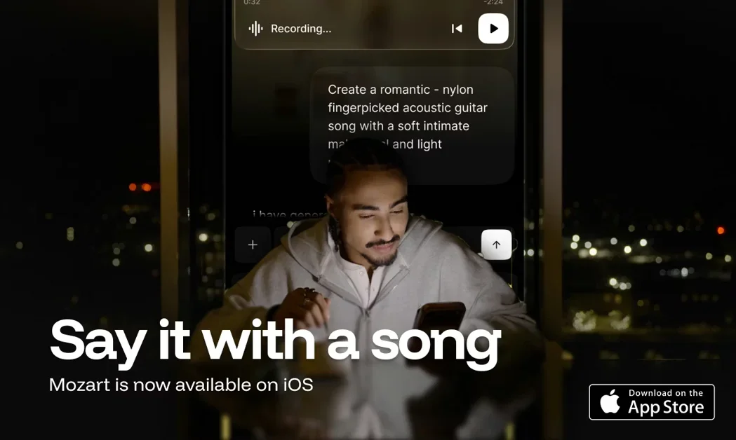[Mozart for iOS] Say it with a song — while you're on the go