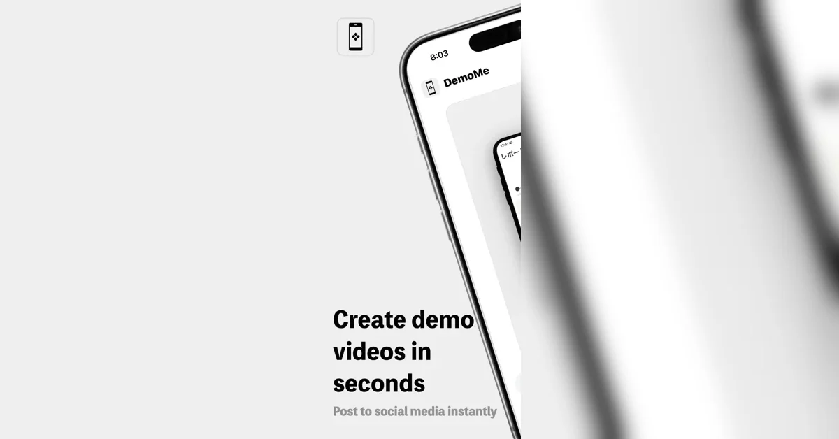 [DemoMe] Turn screen recordings into polished demo videos instantly
