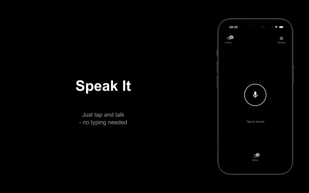 [Voicr] Your voice in, polished text out — in seconds