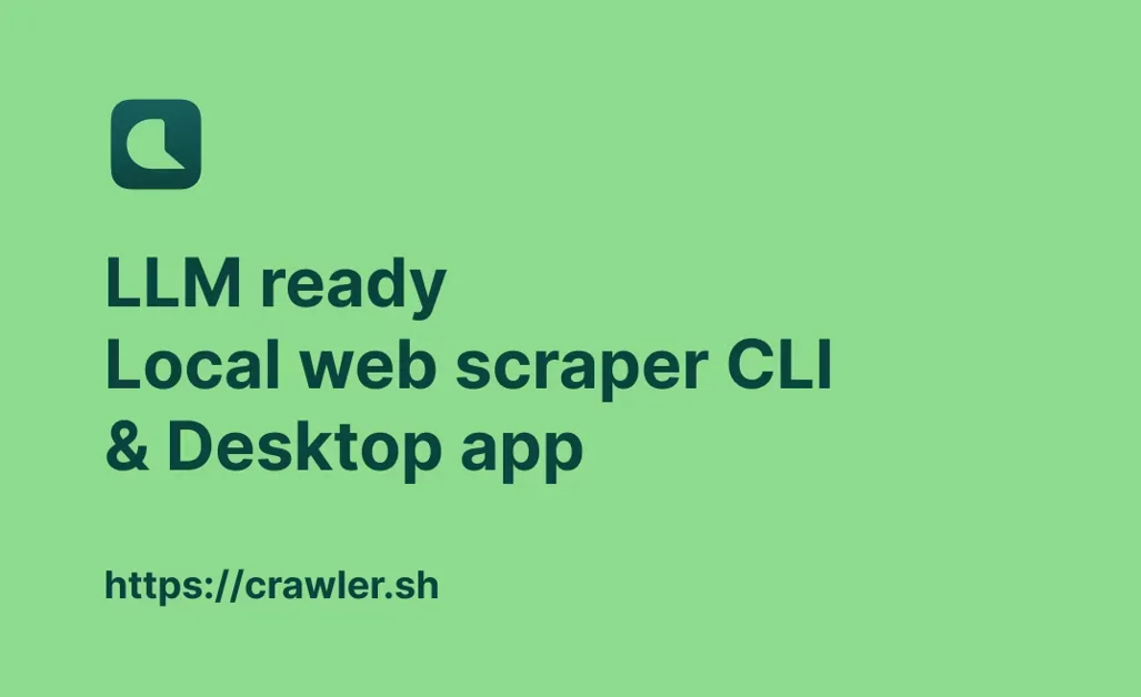 [Crawler.sh] Local AEO & SEO Spider and a Markdown content extractor