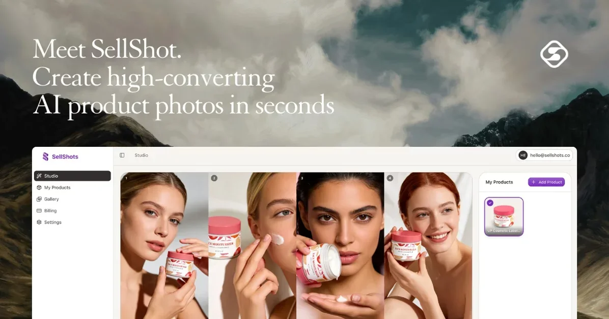 [SellShots] High-converting AI product photos in seconds