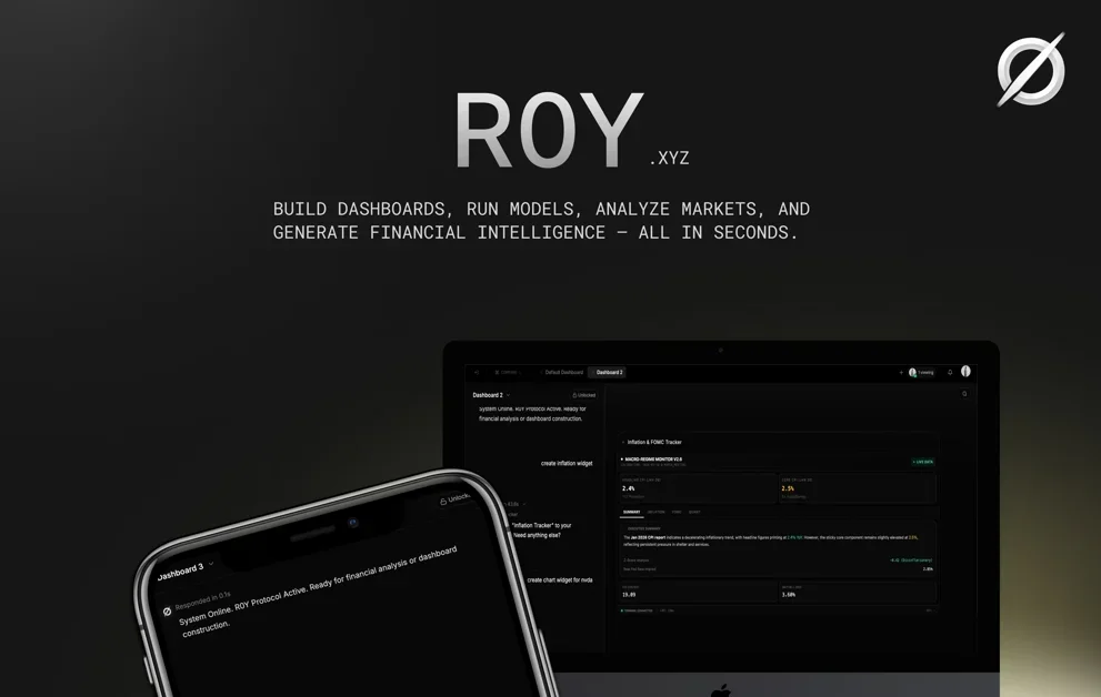 [R0Y] Natural language to Investing dashboards in seconds.