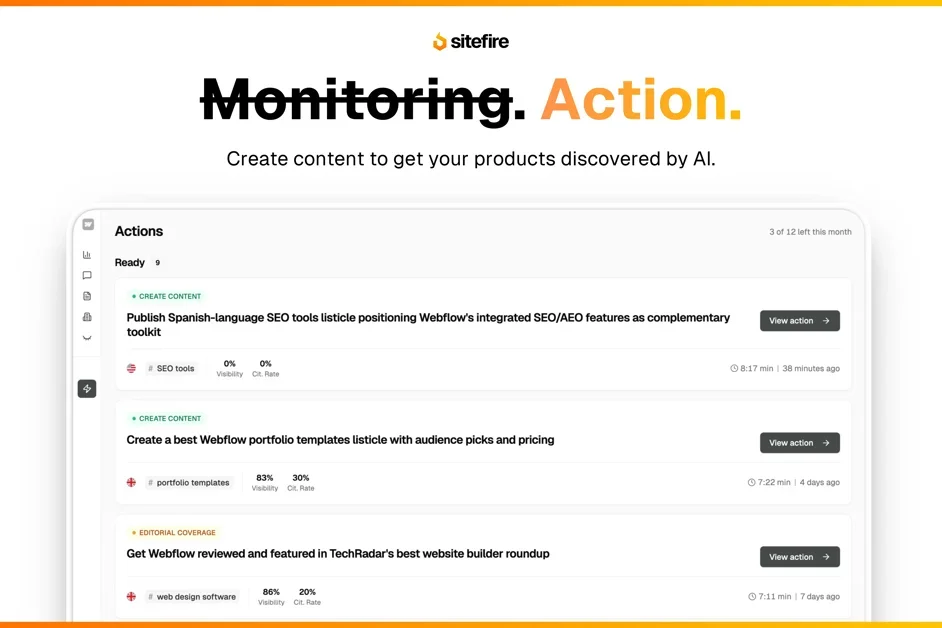 [sitefire.ai] Marketing suite for the agentic web