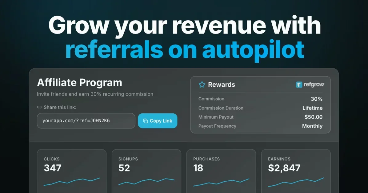 [Refgrow 2.0] Grow your revenue with referrals