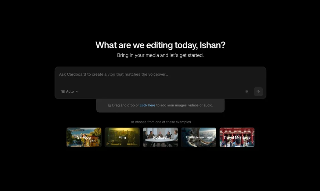[Cardboard] Cursor for video editing