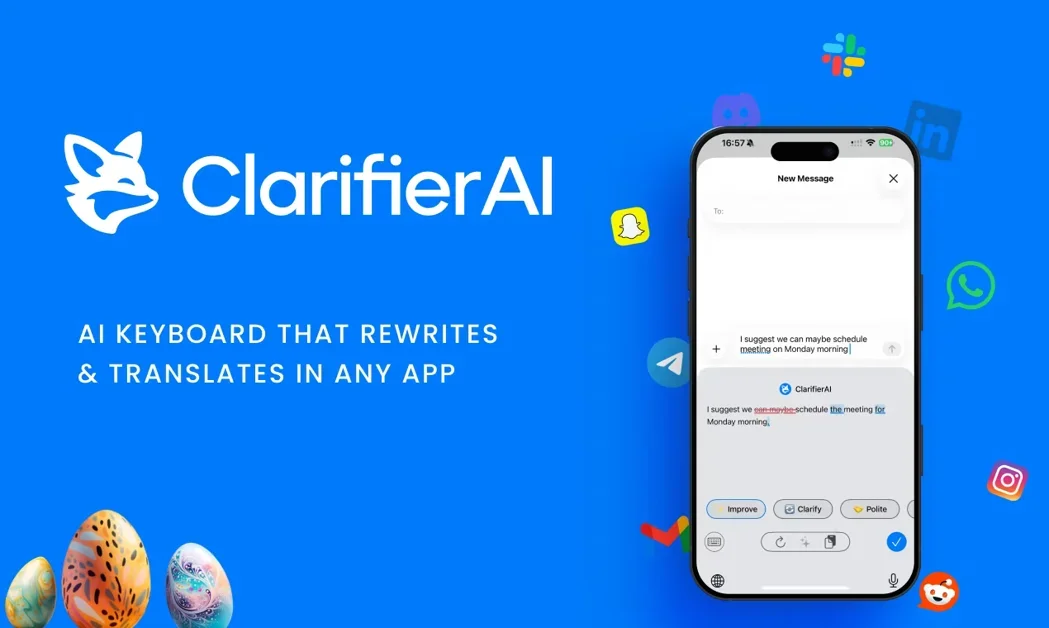 [ClarifierAI for IOS] Use AI for writing & translating your messages 10x faster