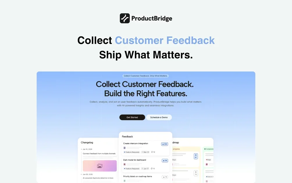 [ProductBridge] Agent that collects feedback across multiple platforms