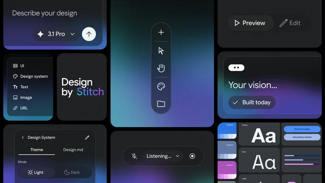 [Stitch 2.0 by Google] Vibe design beautiful production-ready UI in seconds