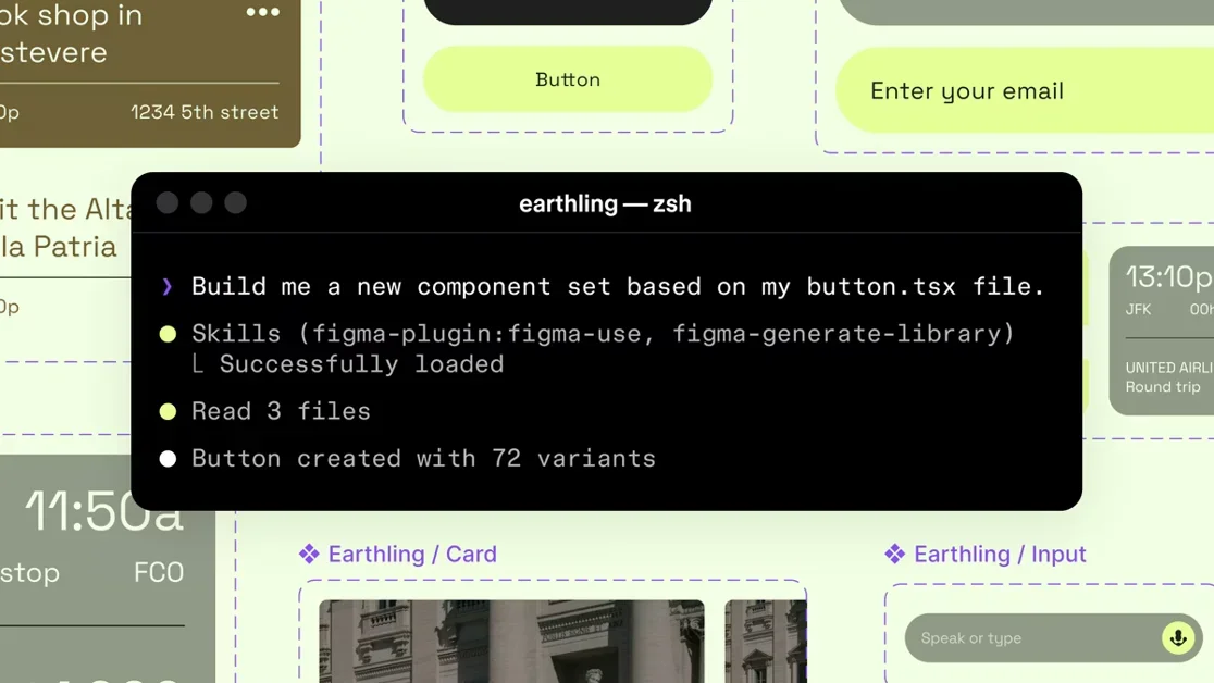 [Figma for Agents] Design with AI agents, connected to your design system