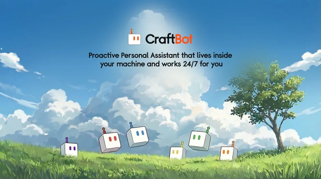 [CraftBot] A proactive AI Assistant that actually work WELL.