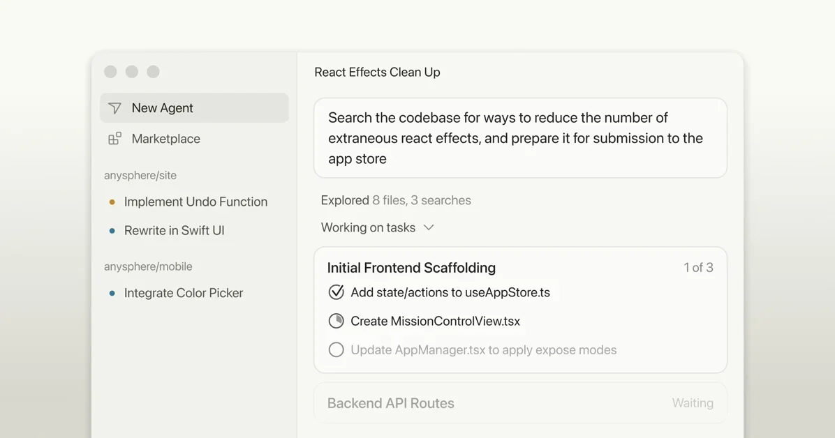 [Cursor 3] Unified workspace for parallel local/cloud agents and MCPs