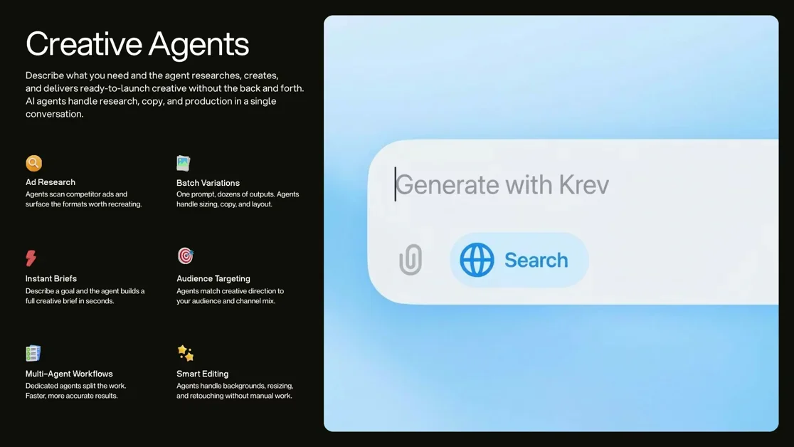 [KREV] AI creative agents for ecommerce brands