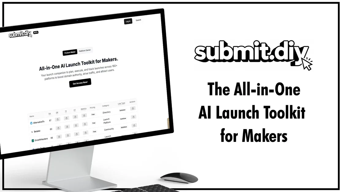 [Submit.DIY] All-in-one AI launch platform for makers