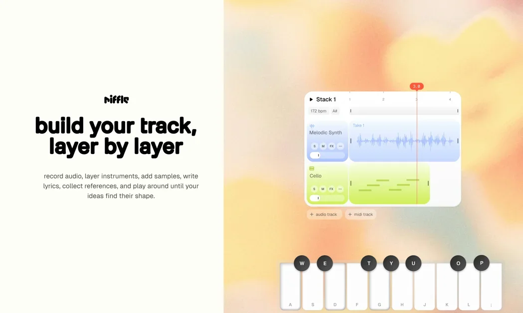 [riffle] An infinite, collaborative playground for music creation