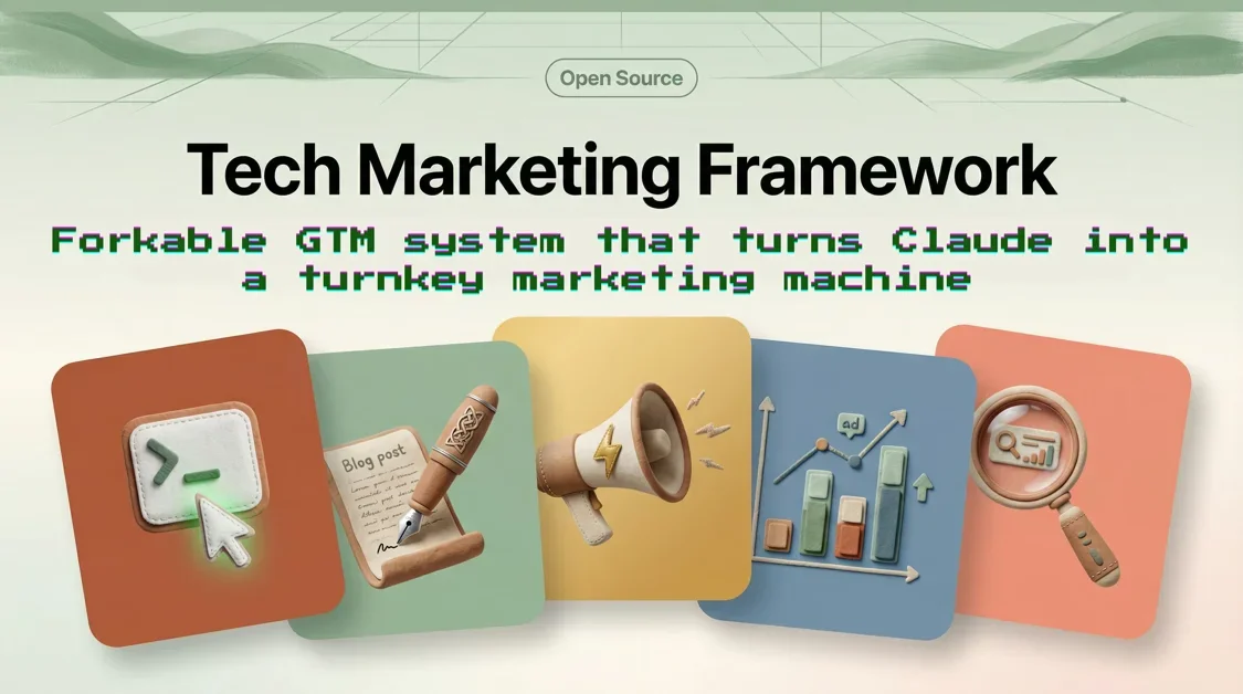 [Tech Marketing Framework] Forkable GTM system for builders struggling with marketing