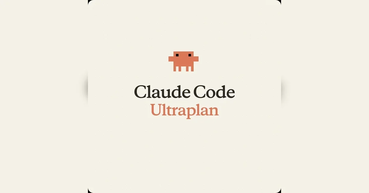 [Claude Code ultraplan] Claude Code command that plans your codebase in the cloud