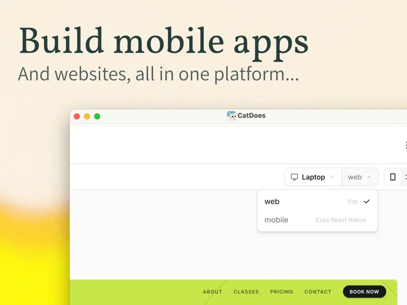 [CatDoes v4] An AI agent with its own computer builds your apps