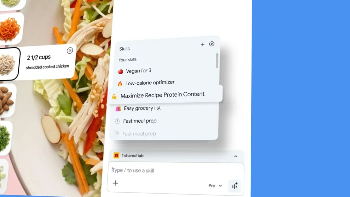 [Google Chrome Skills] Turn your best AI prompts into one-click tools in Chrome
