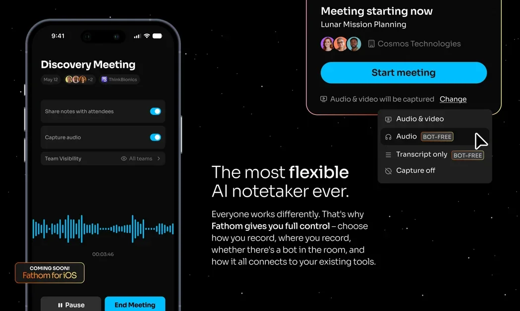 [Fathom 3.0] AI meeting notes: now bot-free, in ChatGPT & Claude + more