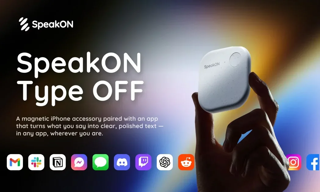 [SpeakON] A MagSafe AI device for a post-keyboard world
