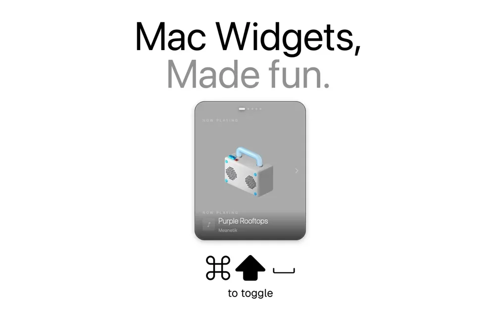 [Tell] Mac widgets, made fun. 