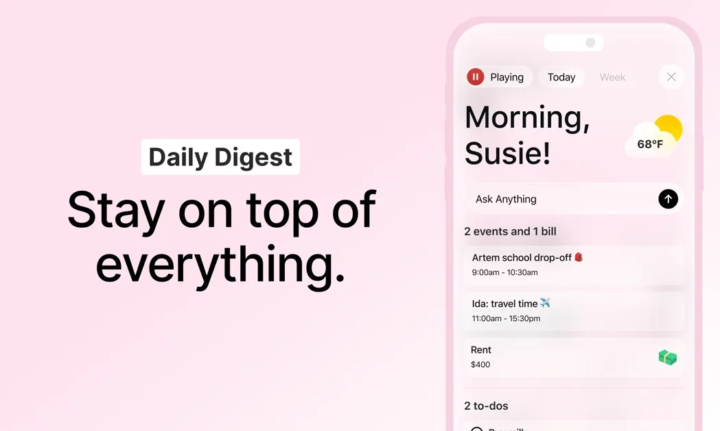[Famnest] Private family hub for schedules, health, and shared bills