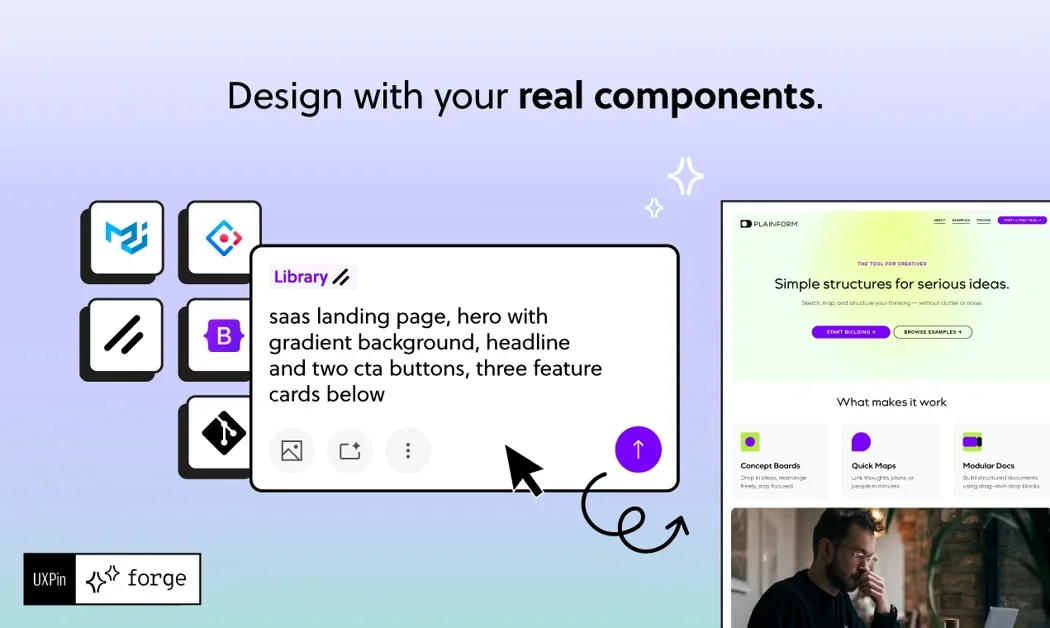 [UXPin Forge] Generate UI from your design system, not around it