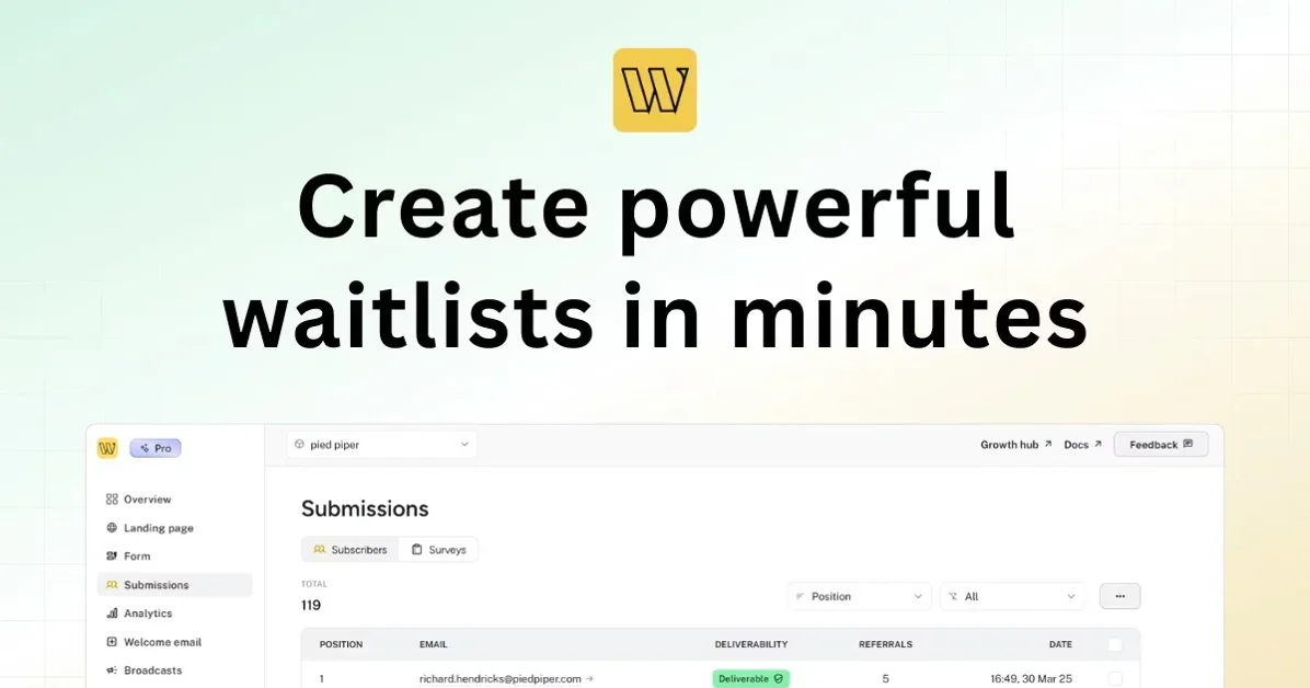 [Waitlister] The waitlist software to launch your product